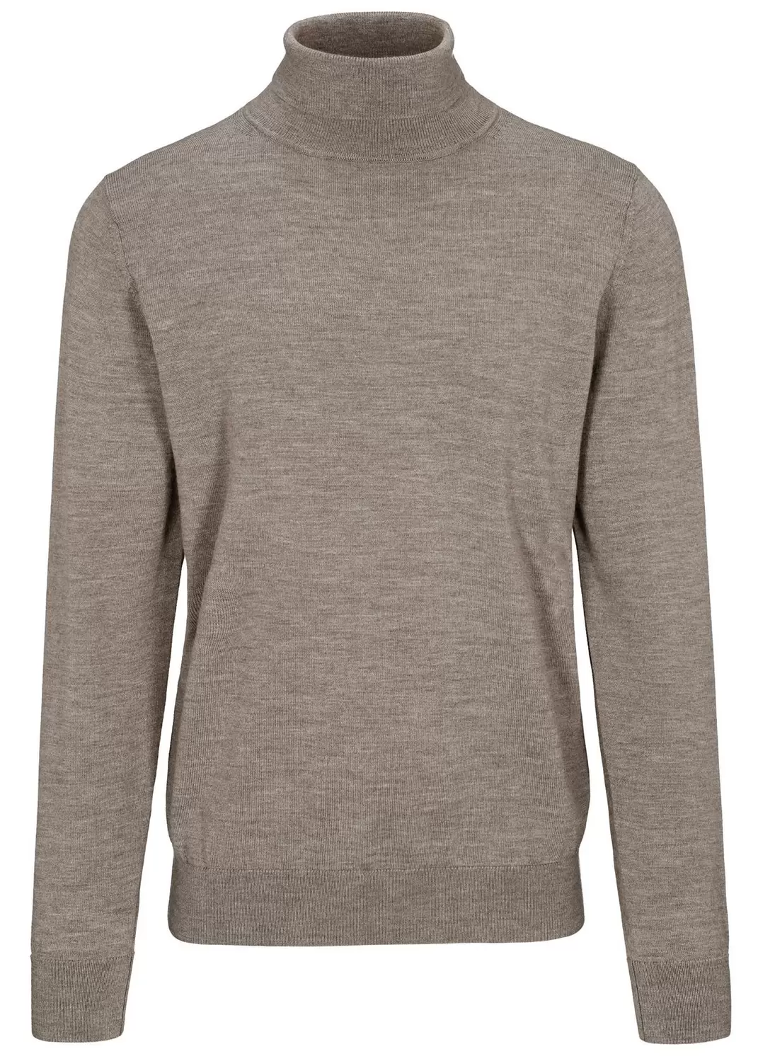 Rollkragen Pullover, uni