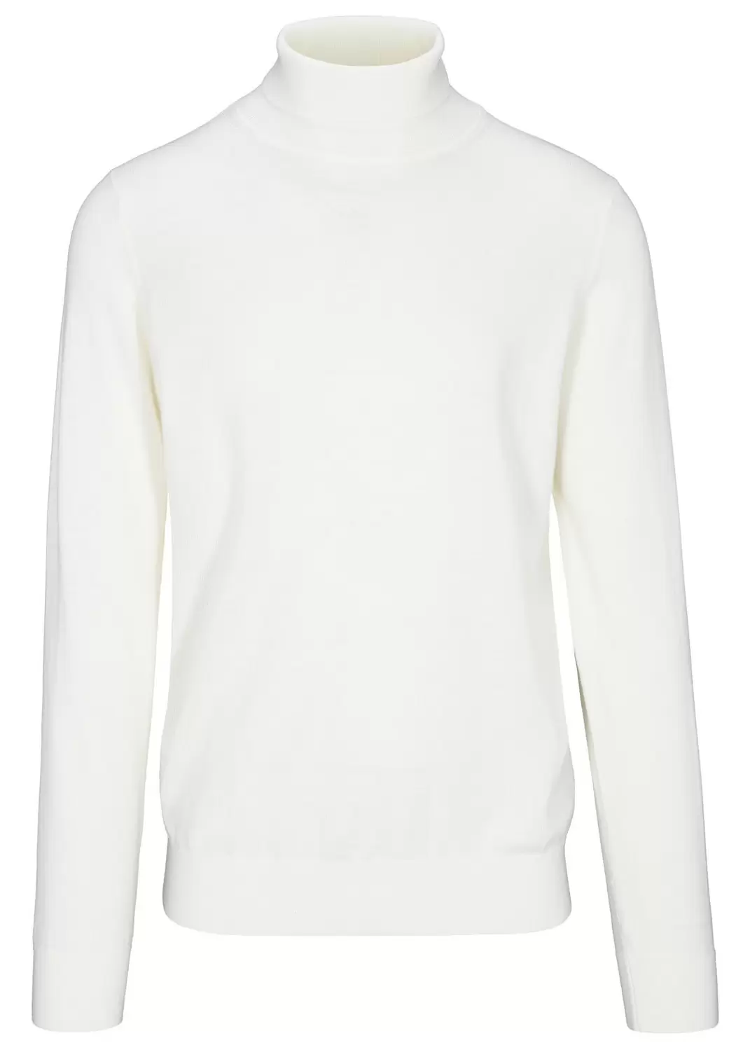 Rollkragen Pullover, uni