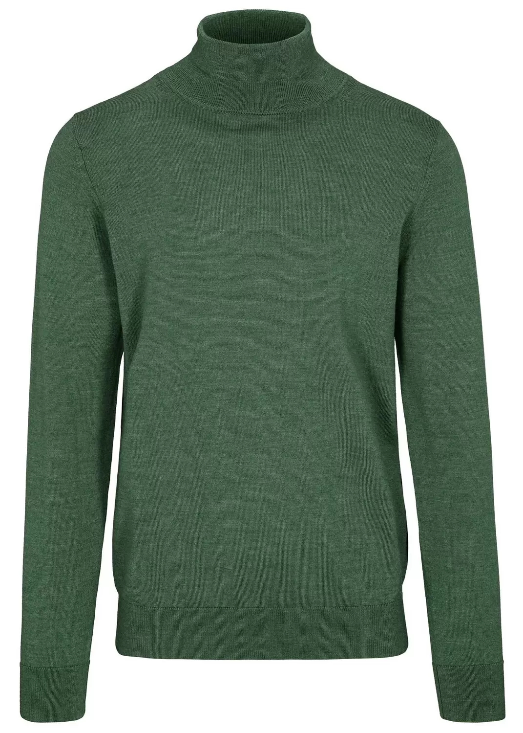 Rollkragen Pullover, uni