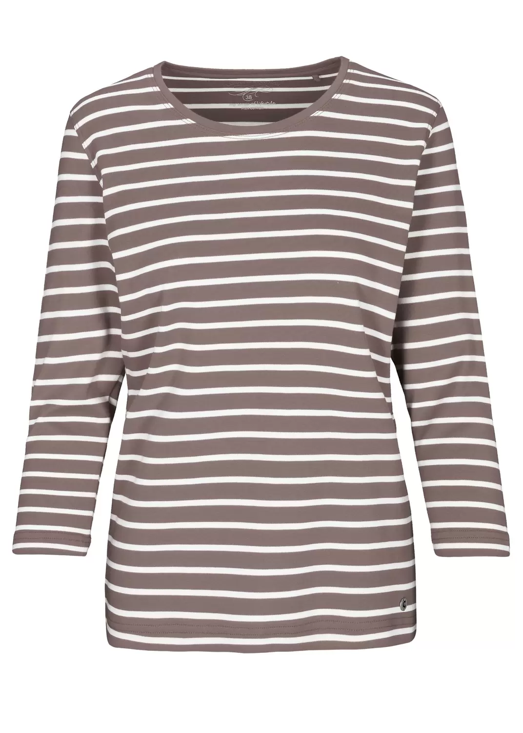 NOS Rdh.-Shirt,3/4 Arm, Ringel