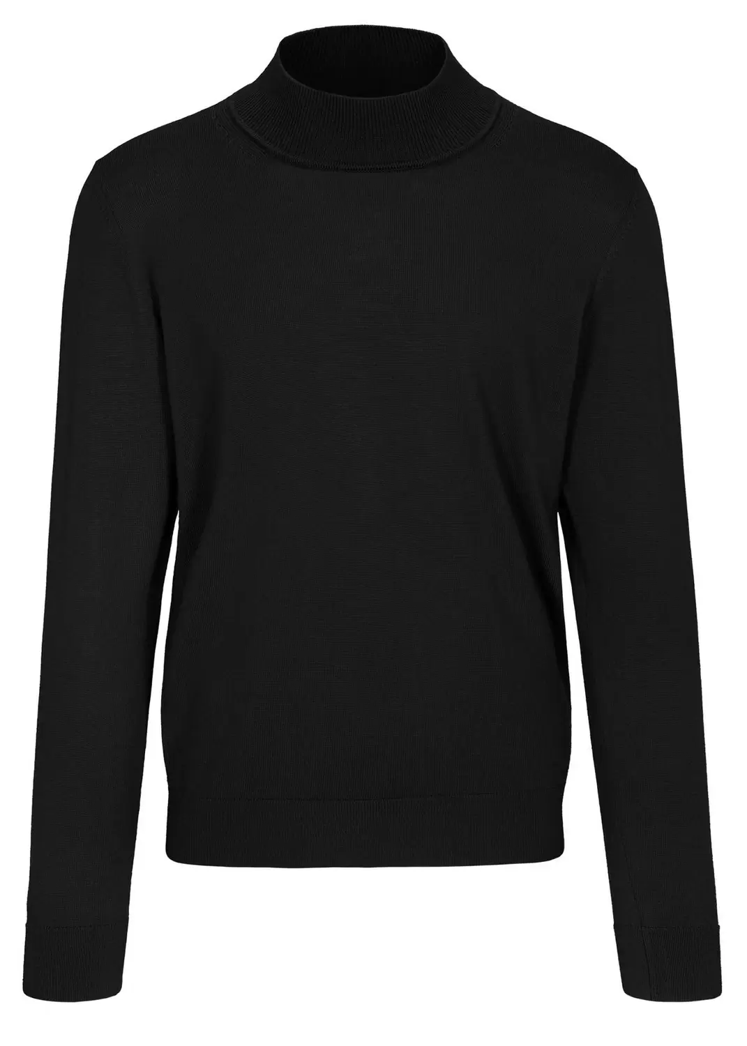 Stehbund Pullover, uni