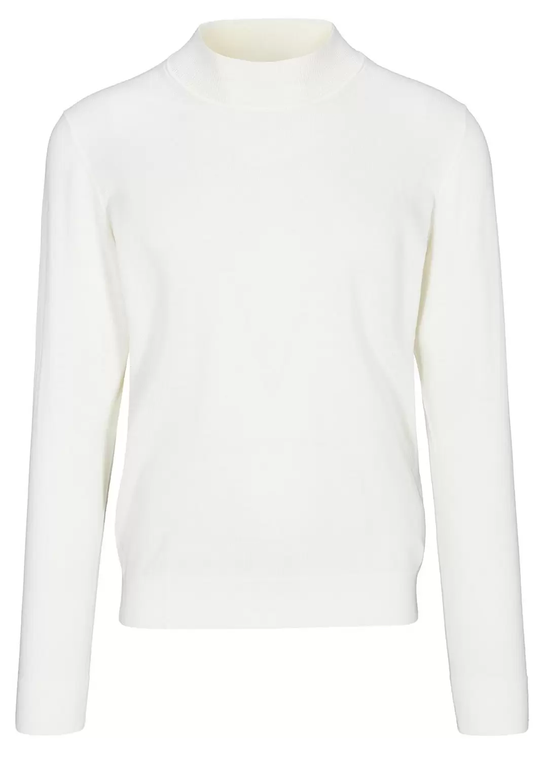 Stehbund Pullover, uni