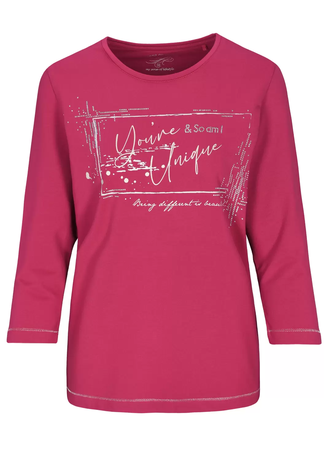 Rdh.-Sweatshirt, 3/4 Arm,Druck female