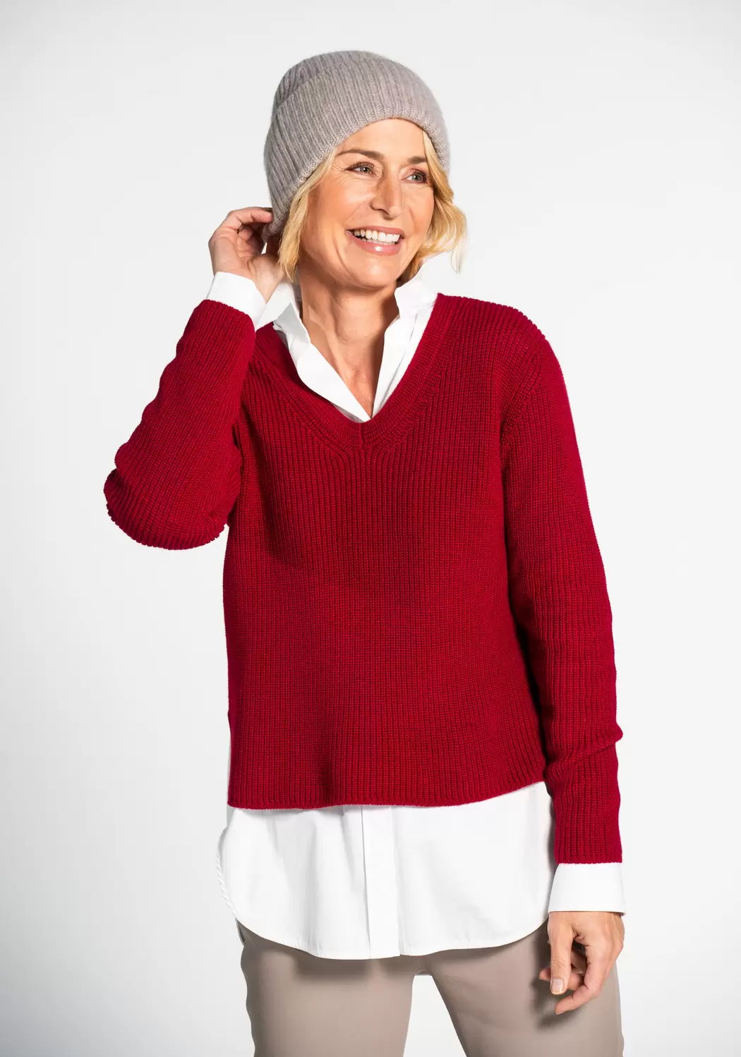 NOS V-Pullover, 1/1 Arm, uni