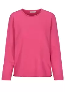 Rdh.-Pullover, 1/1 Arm, uni - 415/PINK