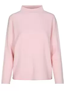 Stehbund-Pullover, 1/1 Arm,uni - 410/ROSE