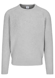NOS Rundhals Pullover - 849/LIGHT GREY MEL.