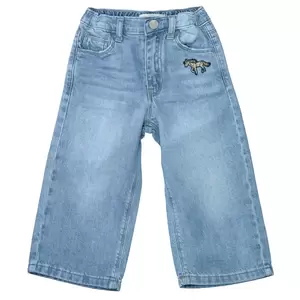 Md.-Jeans, wide Leg - 642/MID BLUE DENIM