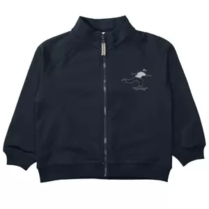 Kn.-Sweatjacke - 610/DEEP NAVY