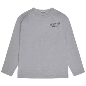 Kn.-Shirt, oversized - 802/GREY MEL