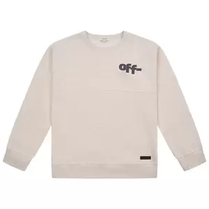 Kn.-Sweatshirt, oversized - 215/SOFT BEIGE MEL