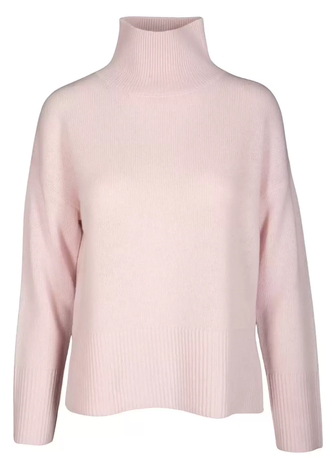 Stehbund-Pullover, 1/1 Arm,uni