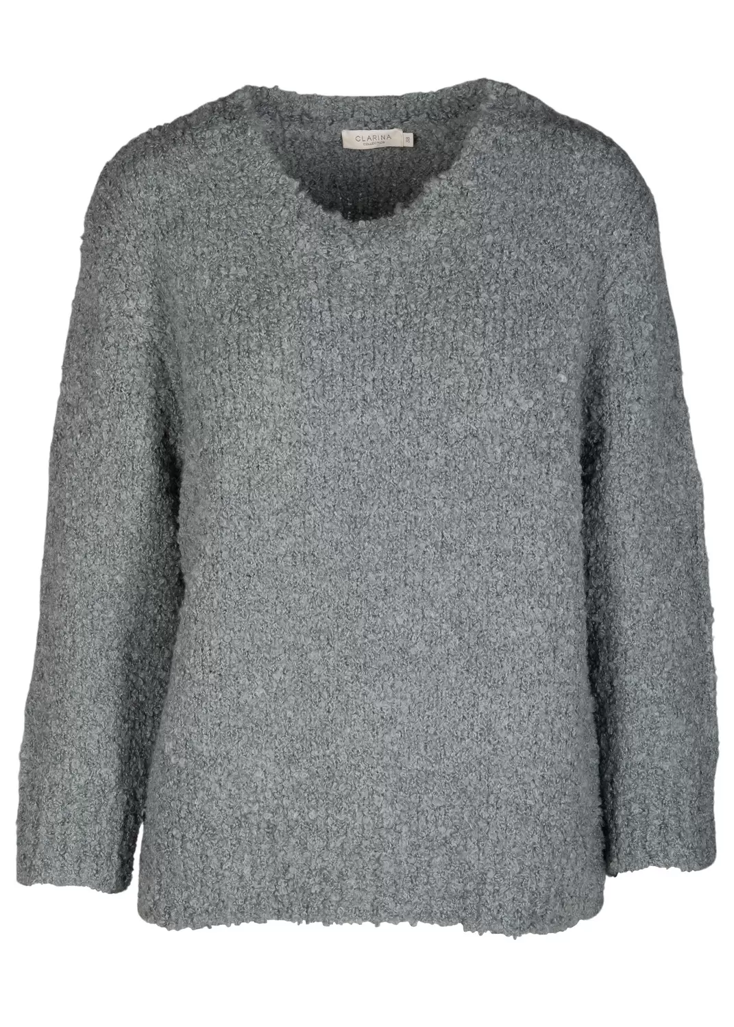 Rdh.-Pullover, 3/4 Arm, Boucle female