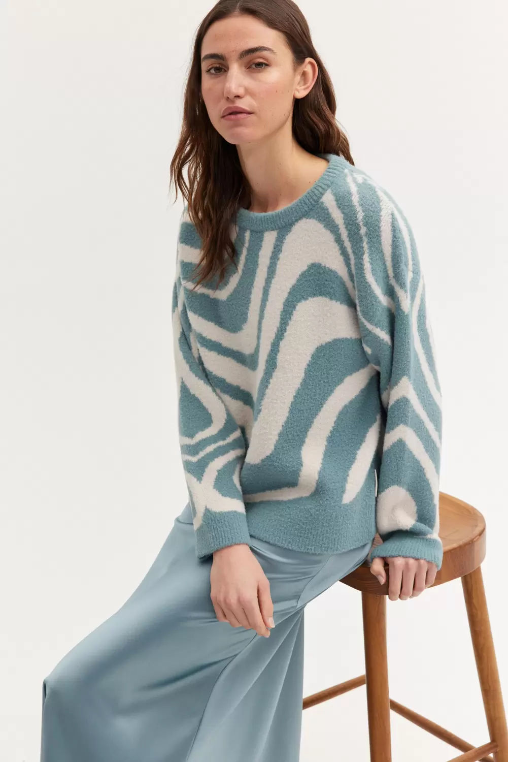 Jacquard Pullover 2 tone