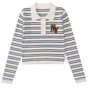 Md.-Strick-Poloshirt - 205/BIRCH MELANGE STR