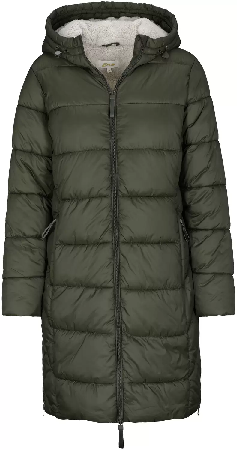 Da. Mantel mit Teddyfell