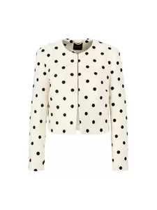 Jacke mit Polka Dots im Couture-Stil