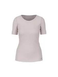 T-Shirt mit Turn-up-Ärmeln