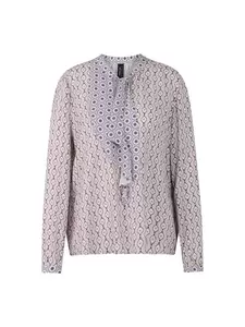 Luftige Schluppen-Bluse mit Volant