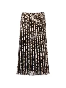 Leo-Print Maxirock Knitted in Germany
