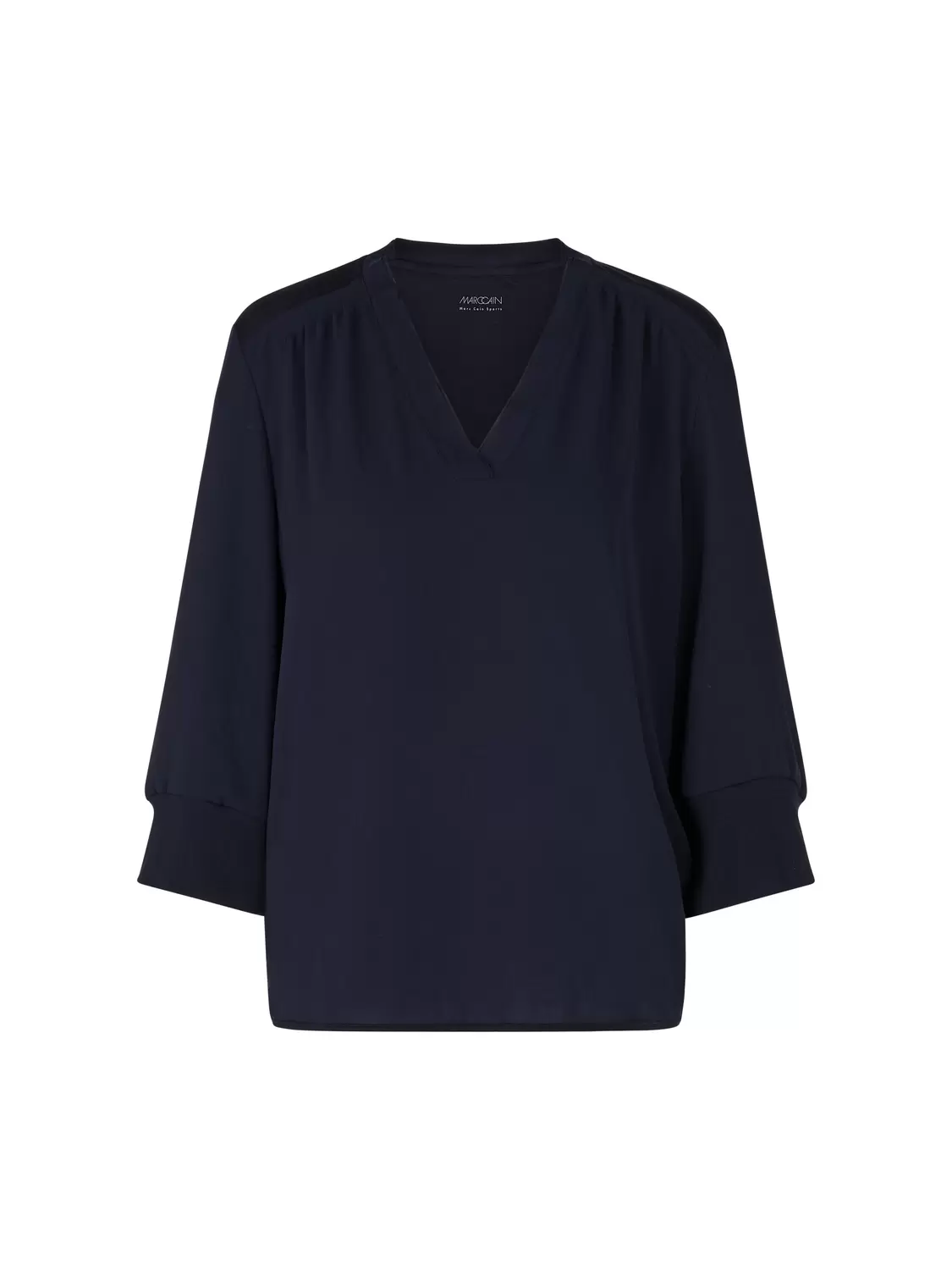 Blusenshirt aus Materialmix