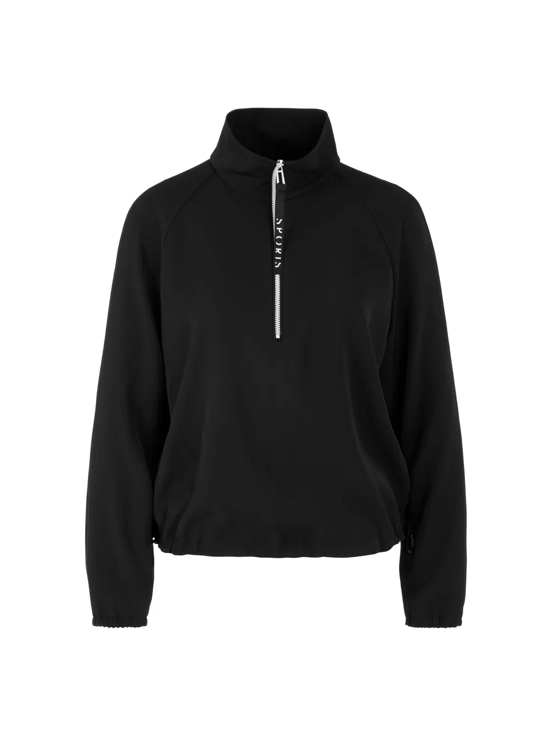 Blusenshirt mit Zipper und Tunnelzug