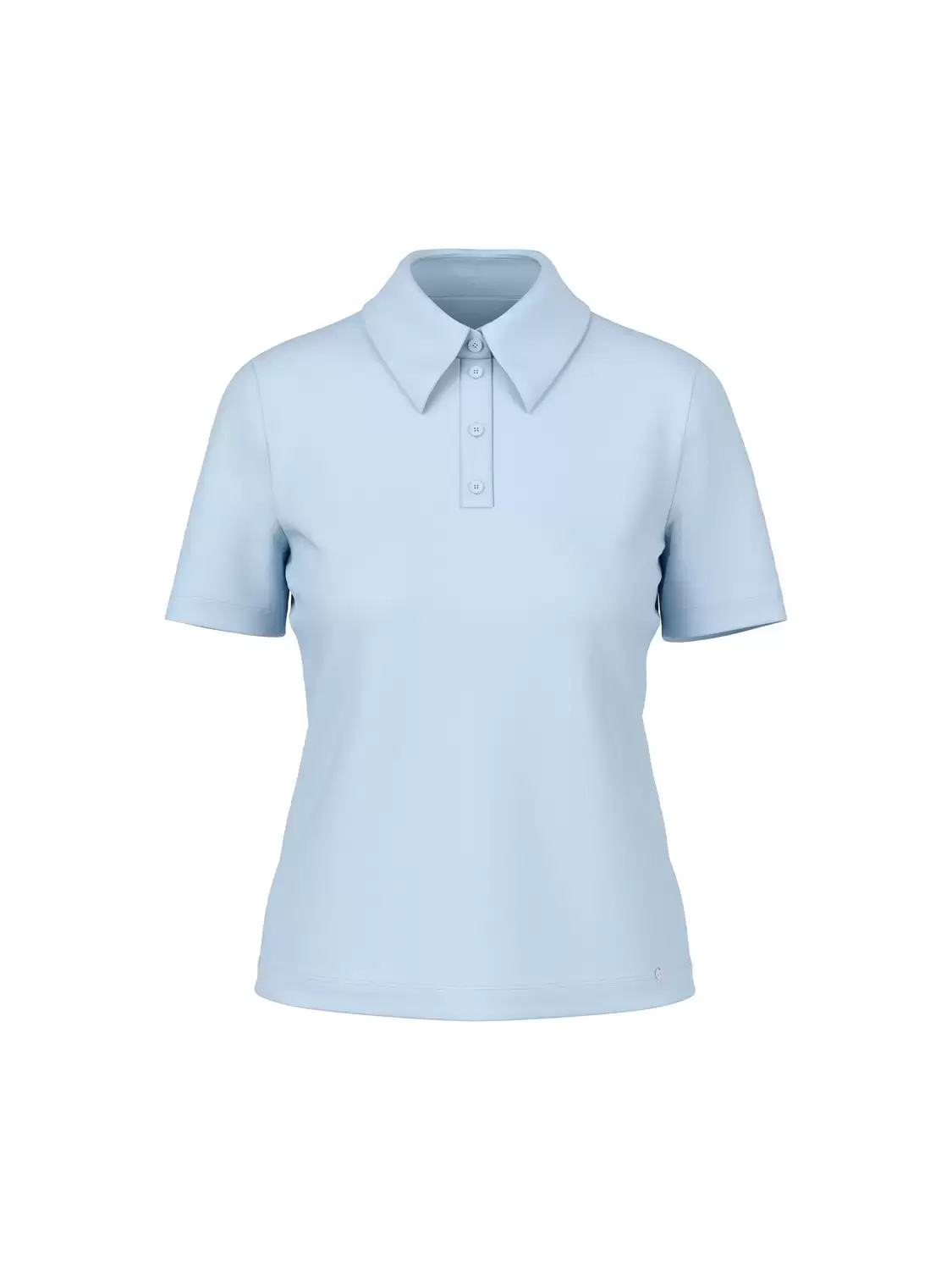 Poloshirt aus Baumwollstretch