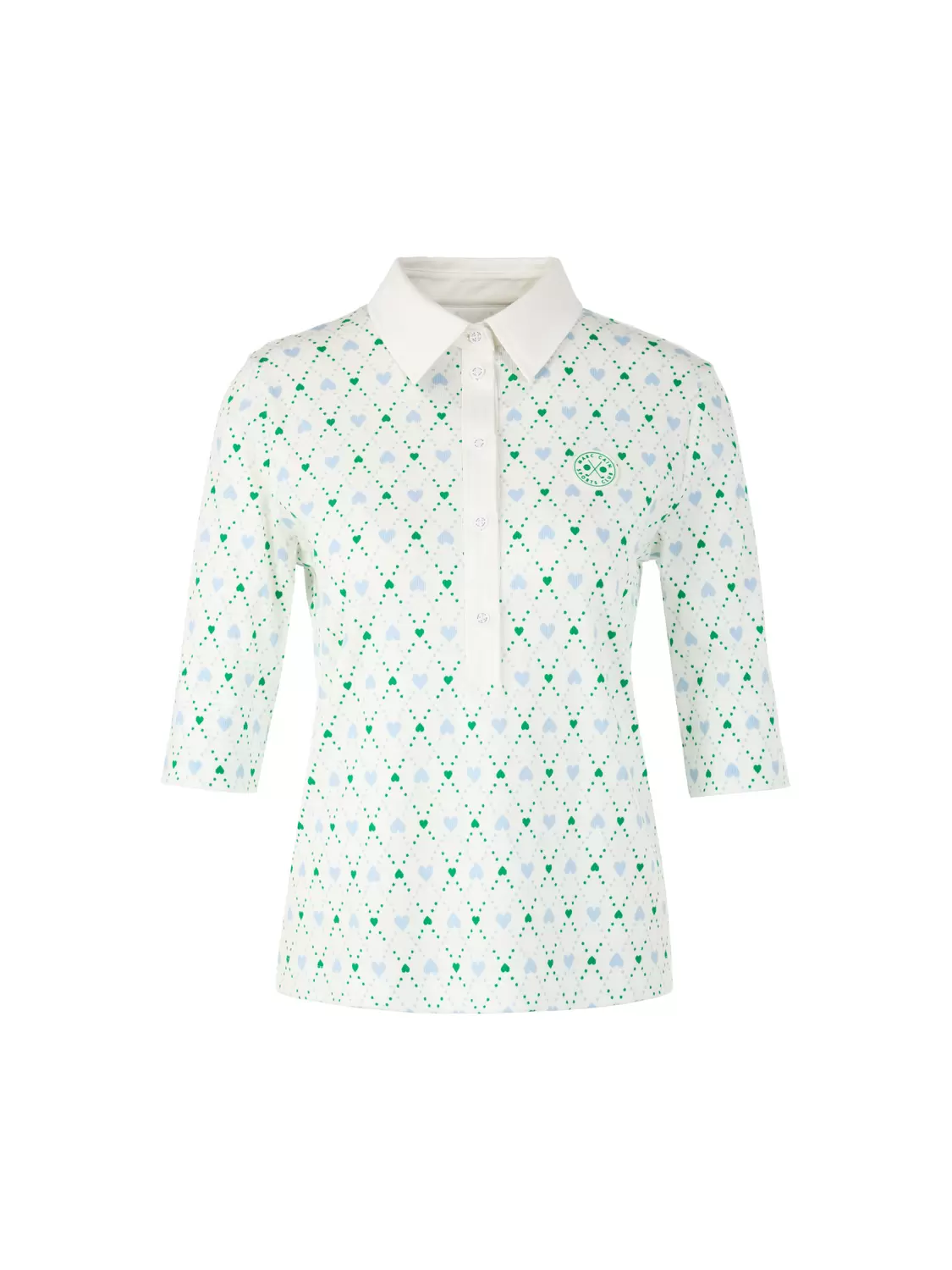 Poloshirt mit Herzprint