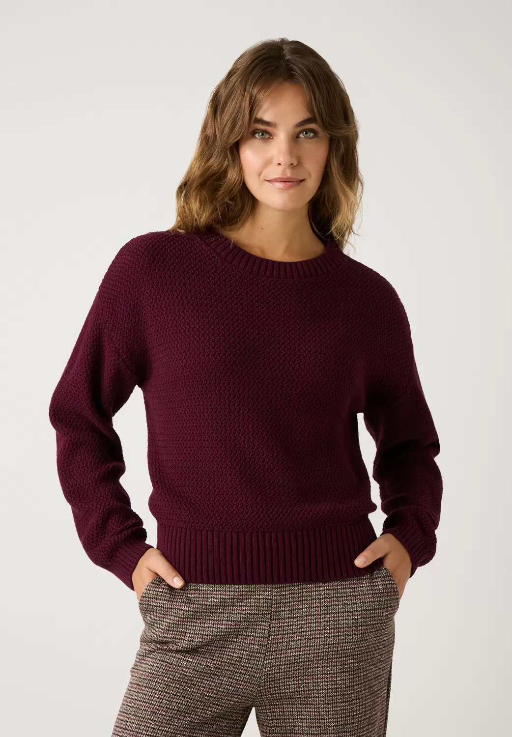 Pullover with Boat Neck