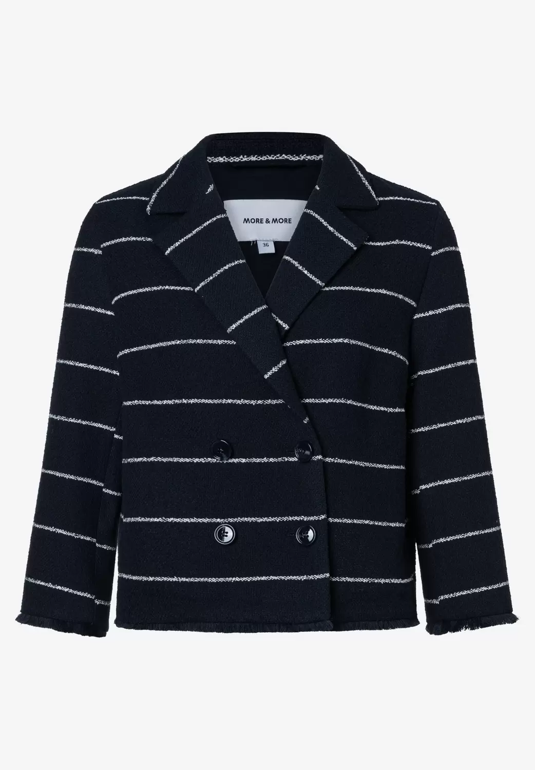 Bouclé Stripe Blazer female