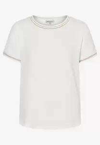 Blusenshirt mit Kontrastabschlüssen