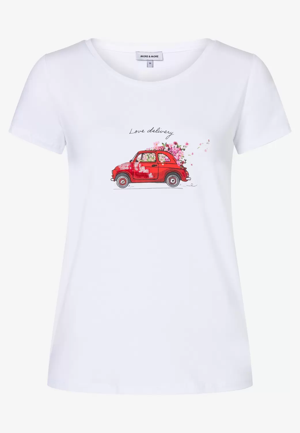 T-Shirt with Placement Print female
