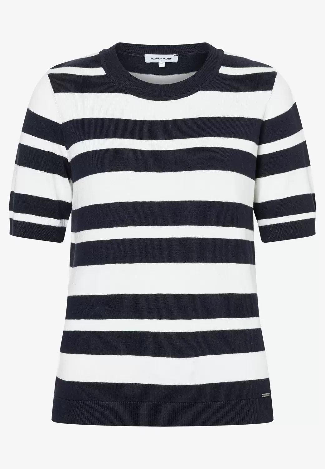 Striped short Sleeved Pullover female