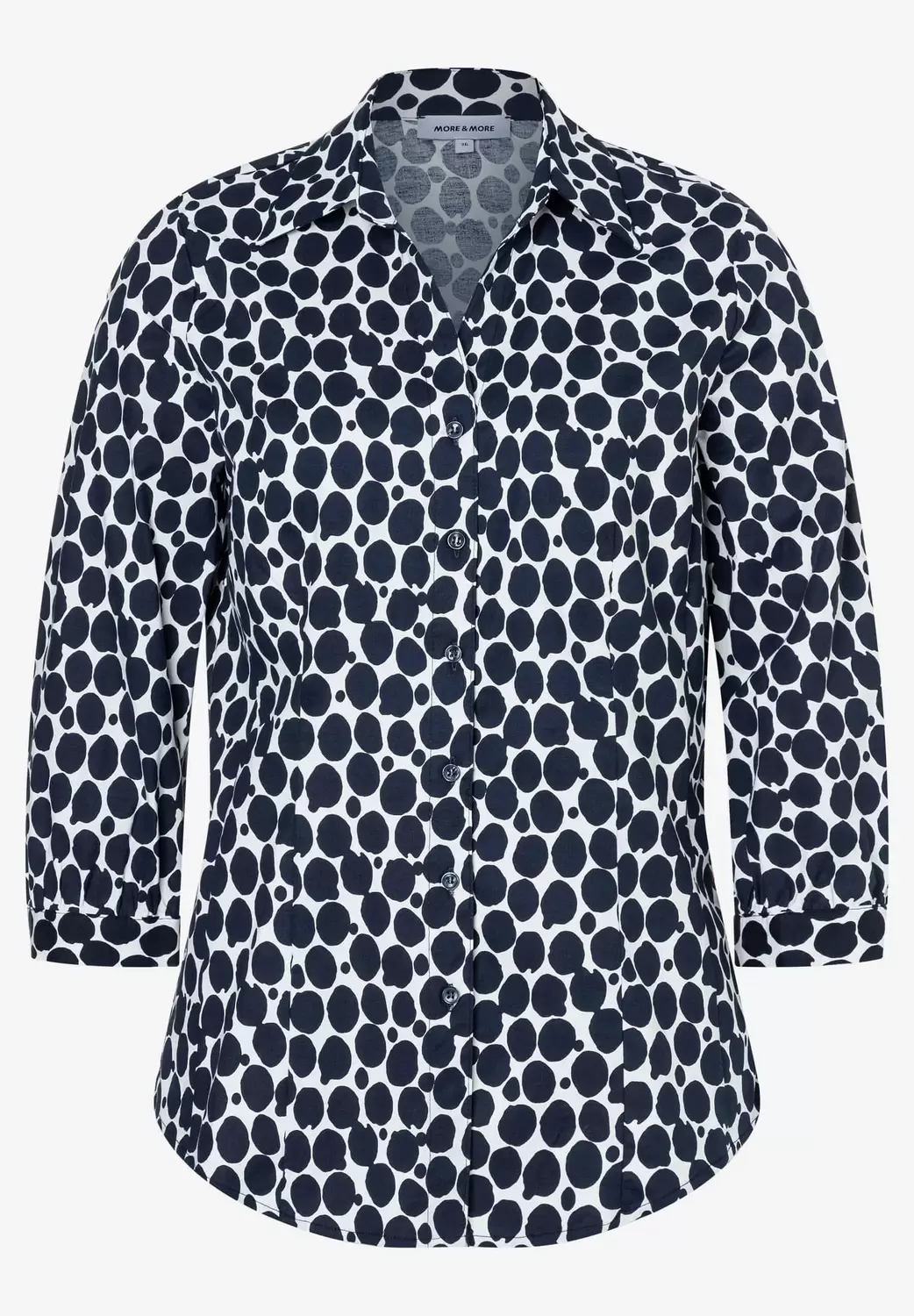 Poplin Print Blouse female