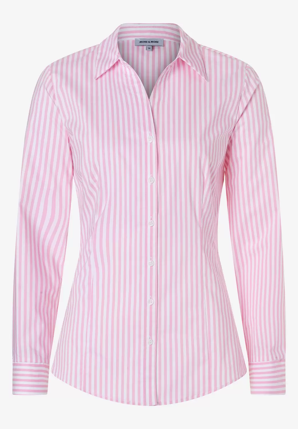 Striped Cotton Stretch Blouse