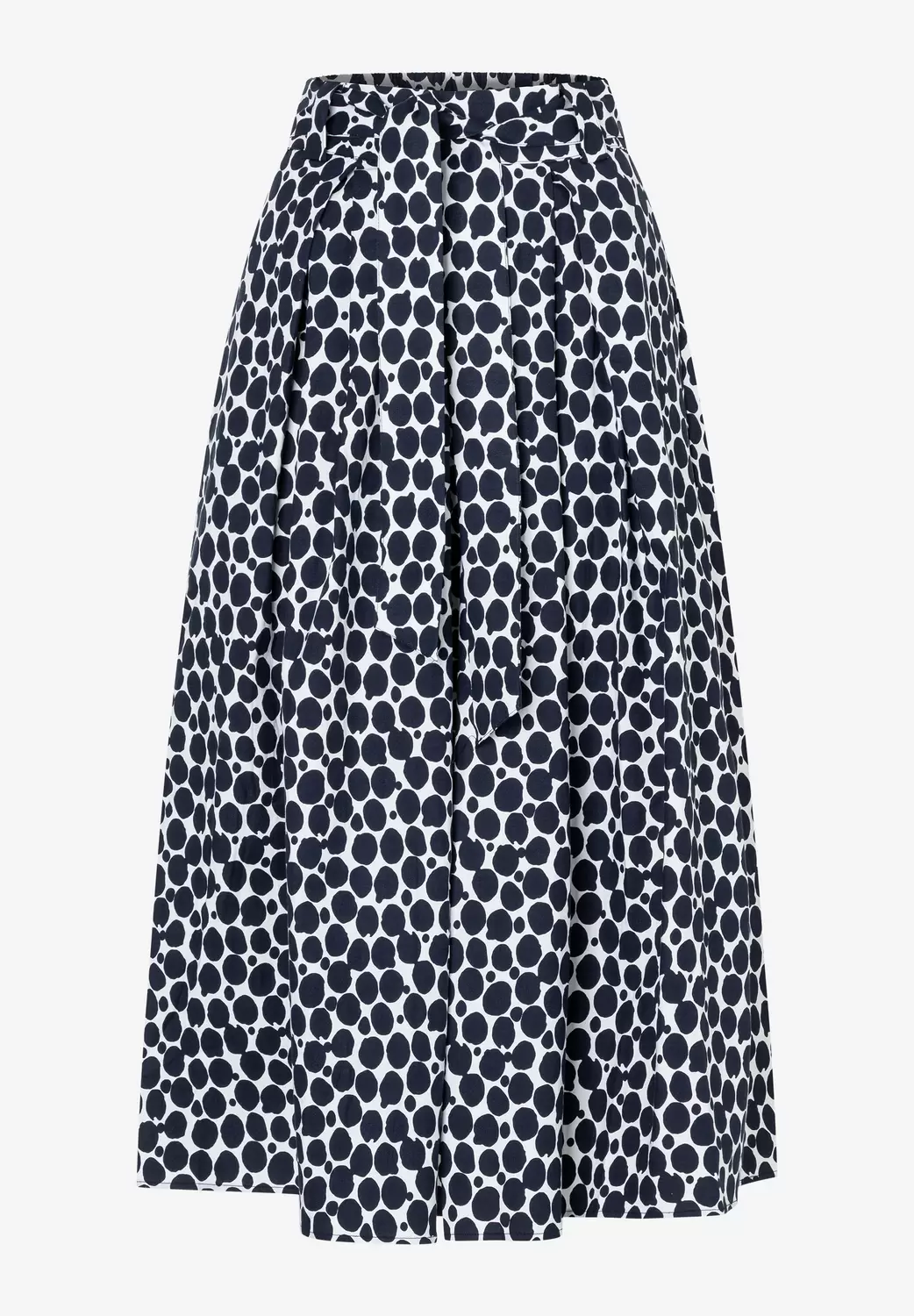 Poplin Print Skirt female