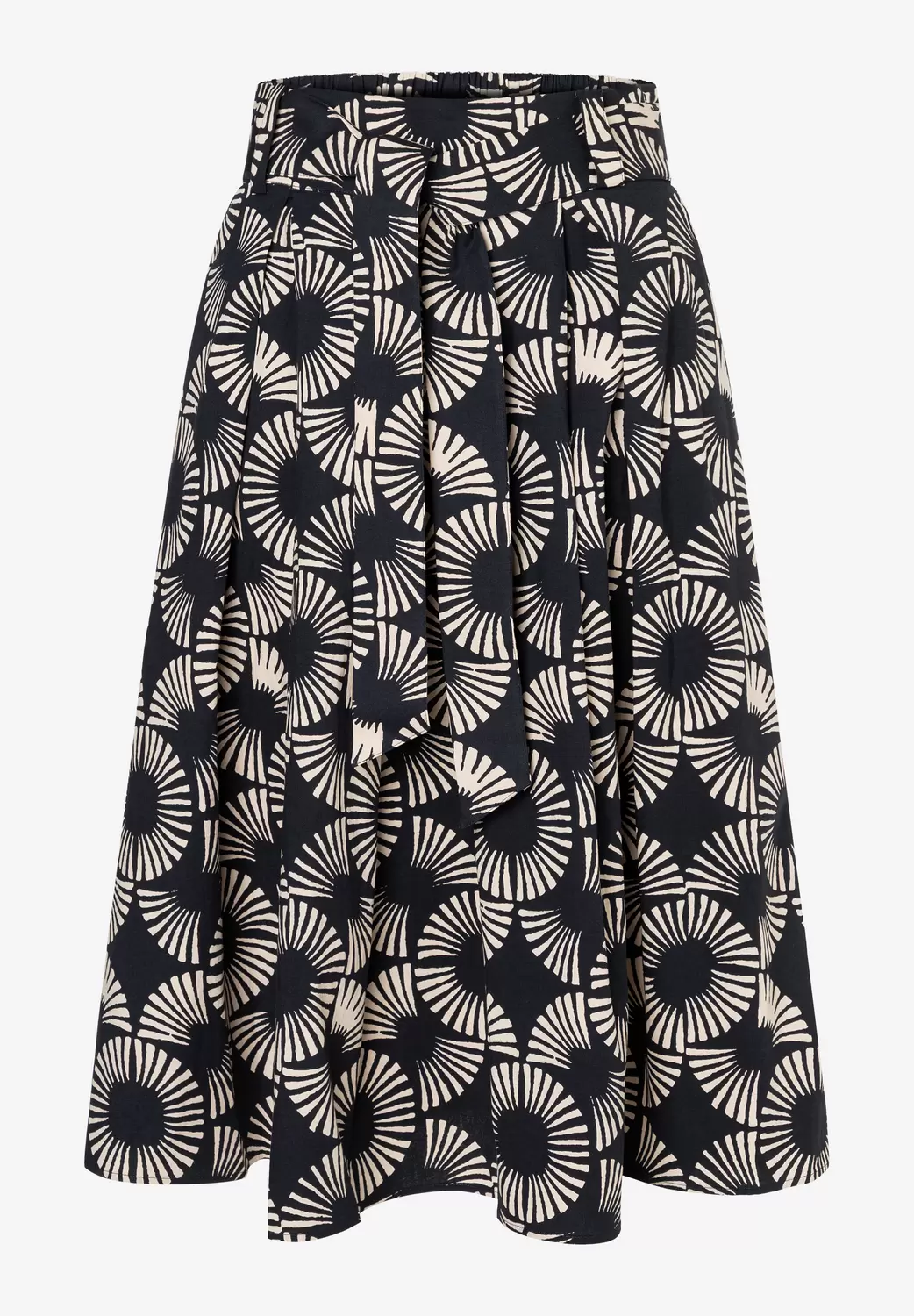 Poplin Print Skirt