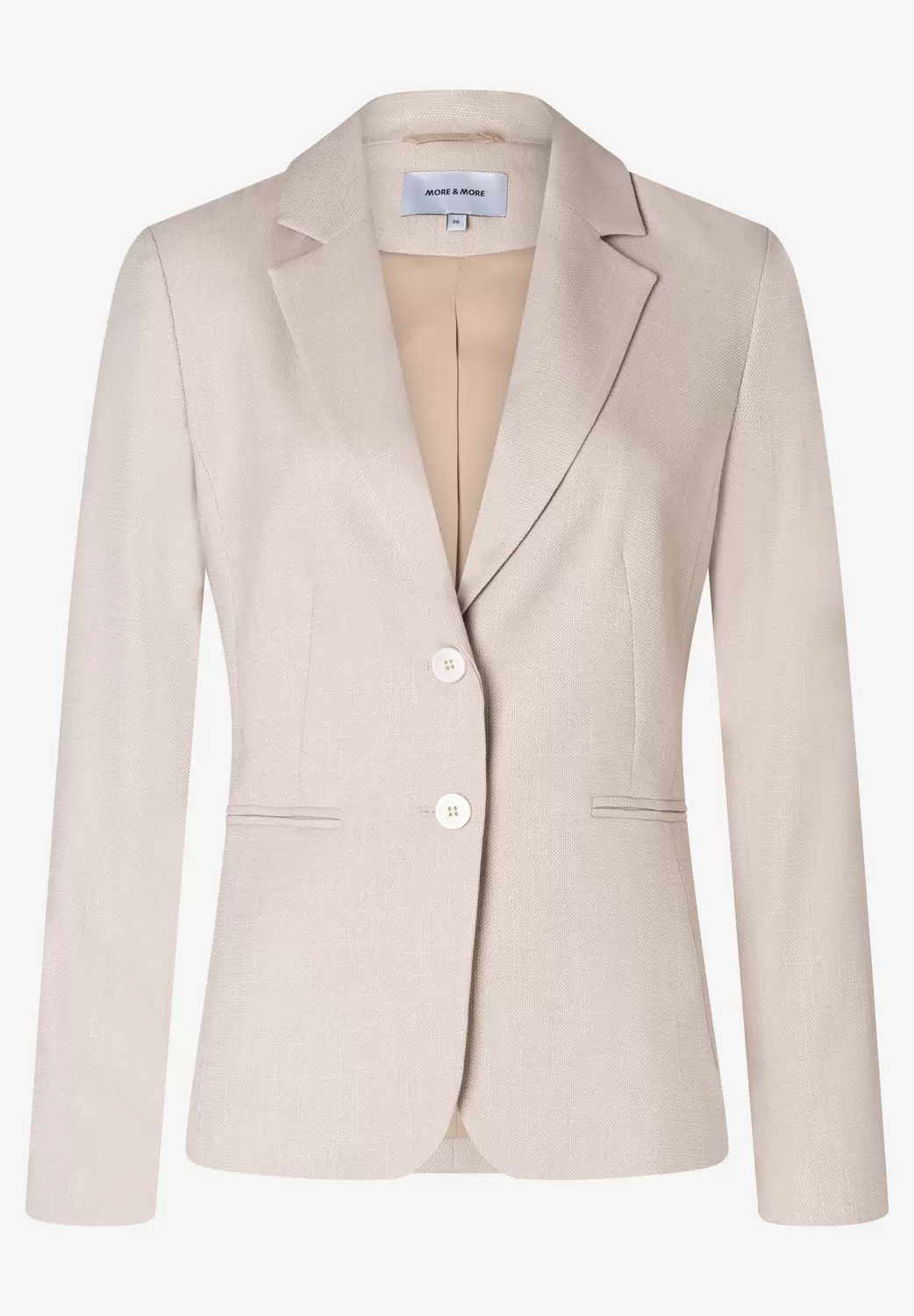 Melange Structure Blazer female