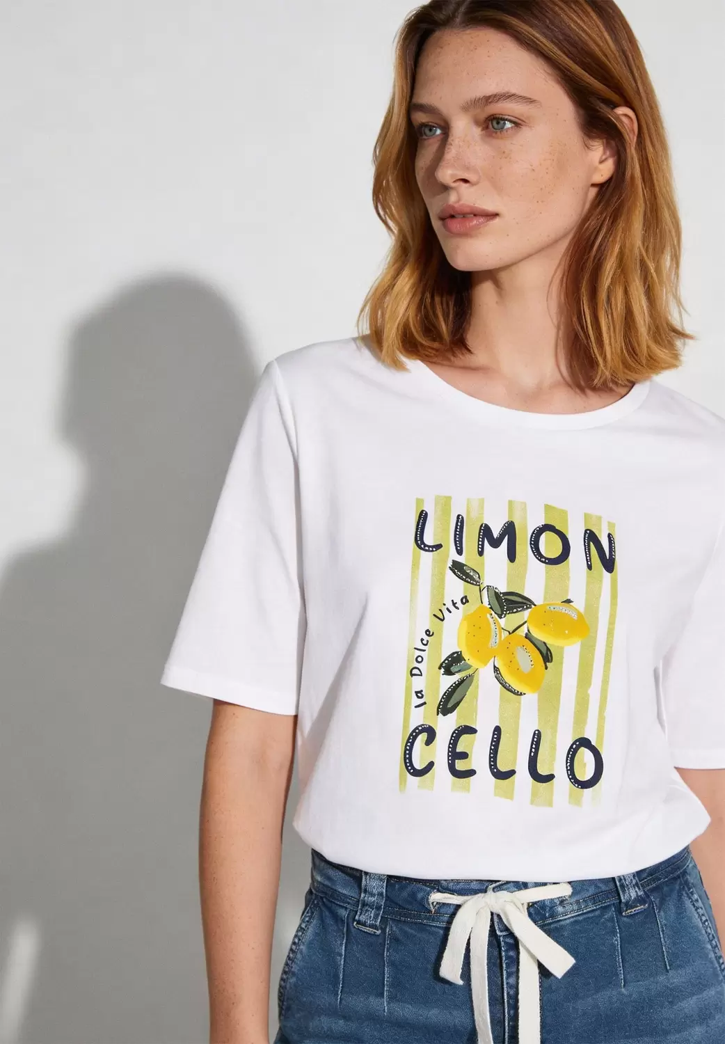 Shirt with Print "Limoncello