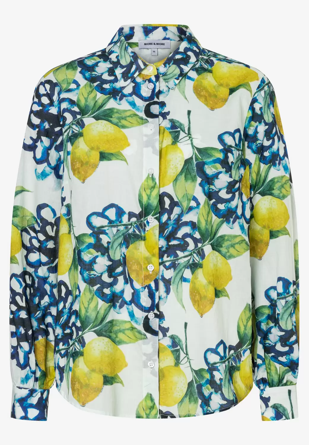 Bluse mit "Zitronen-Print"