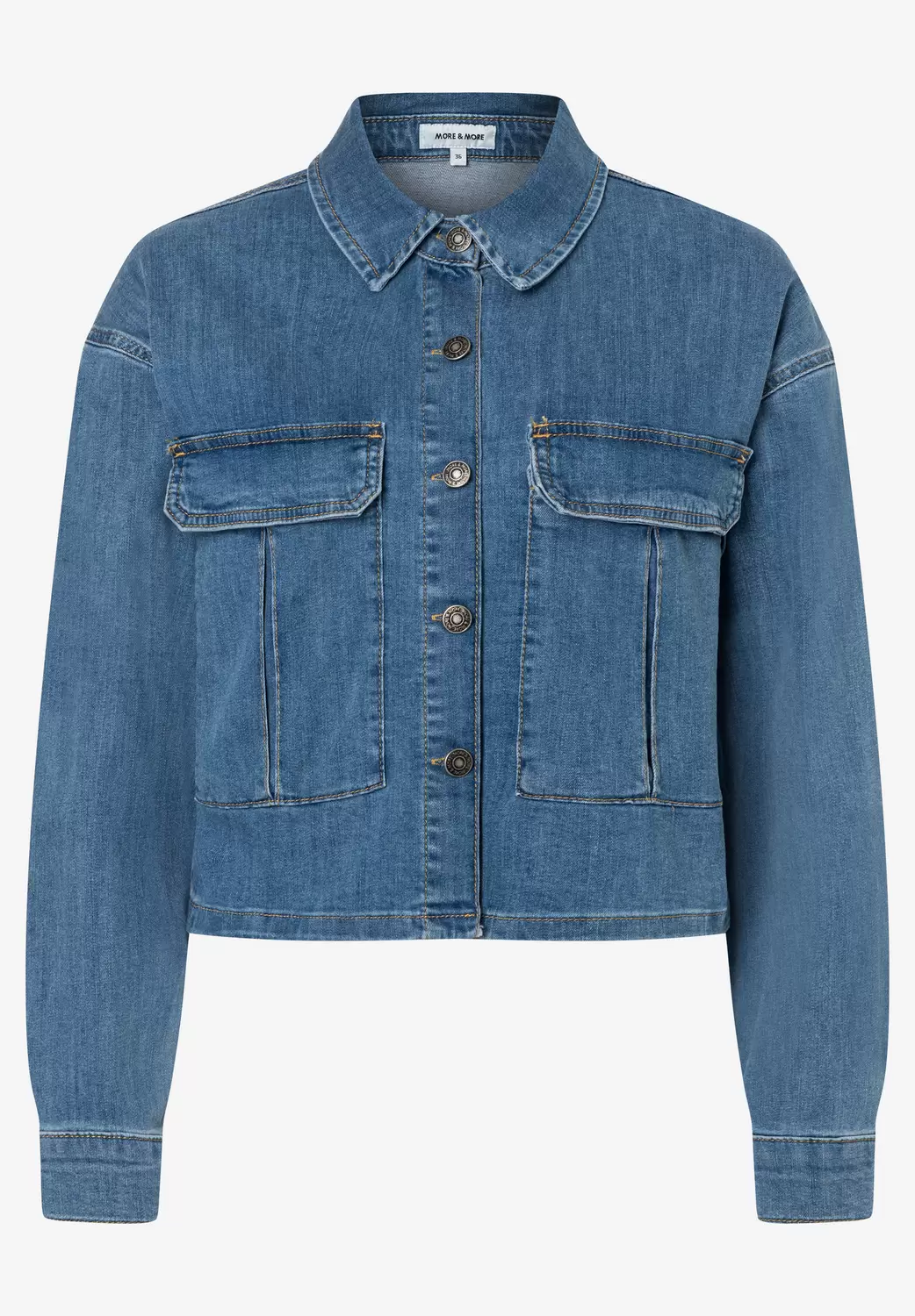 Blue Denim Shirt Jacket