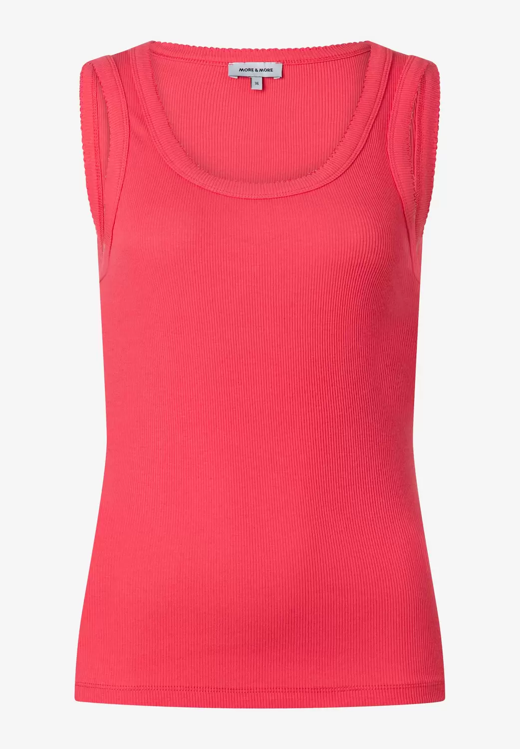Tank Top with Lace-tape female