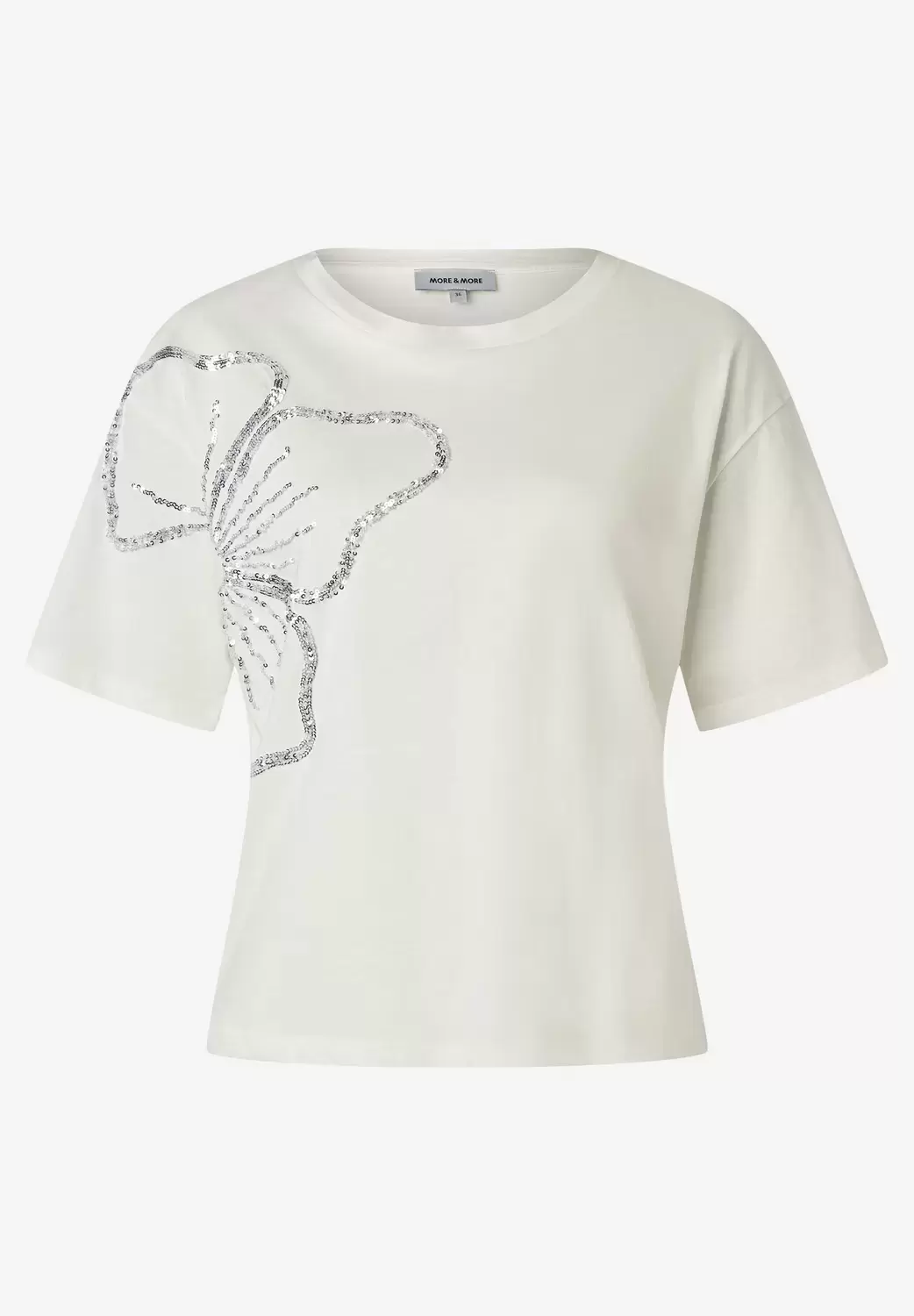 Shirt with Sequin-Flower