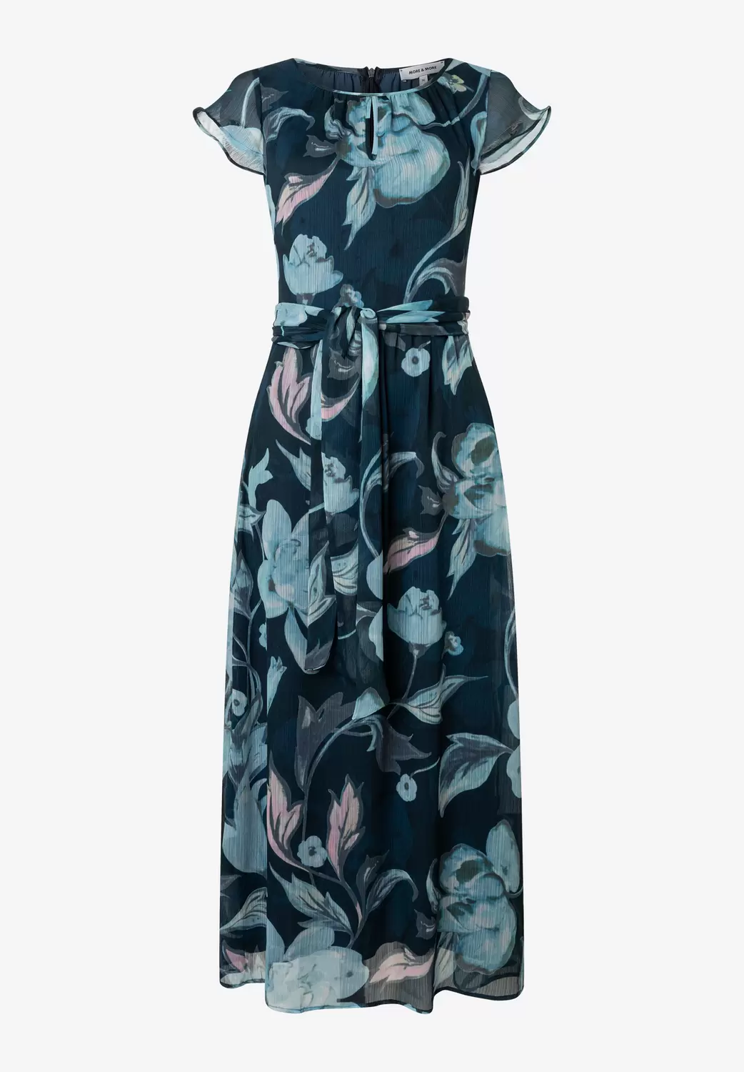 Printed Crinkle Chiffon Dress female