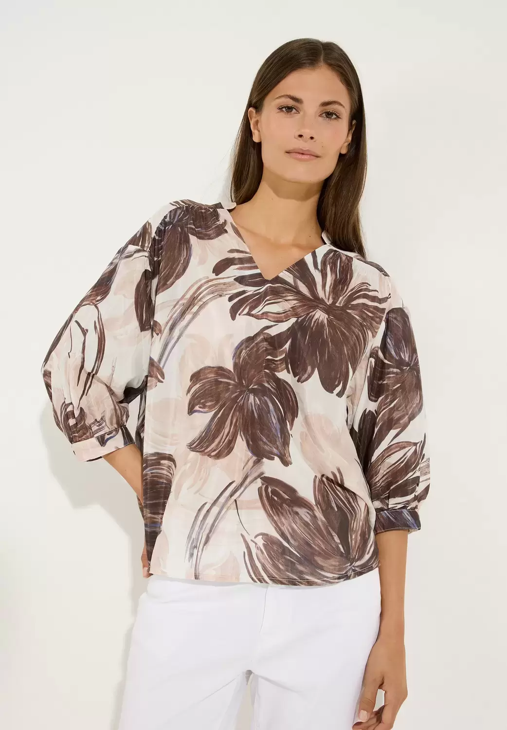 CO-Voile Print Blouse