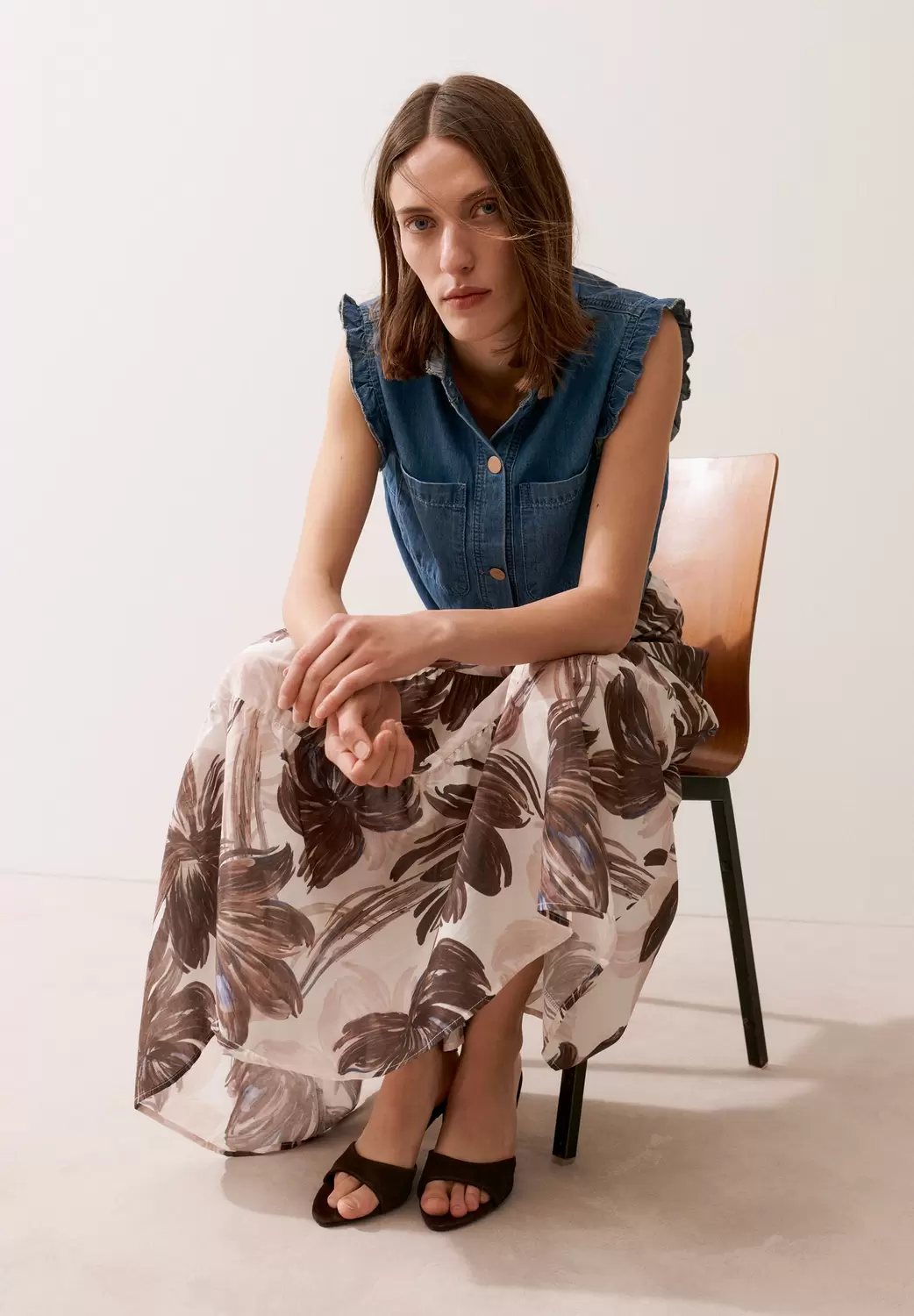 Denim Blouse female