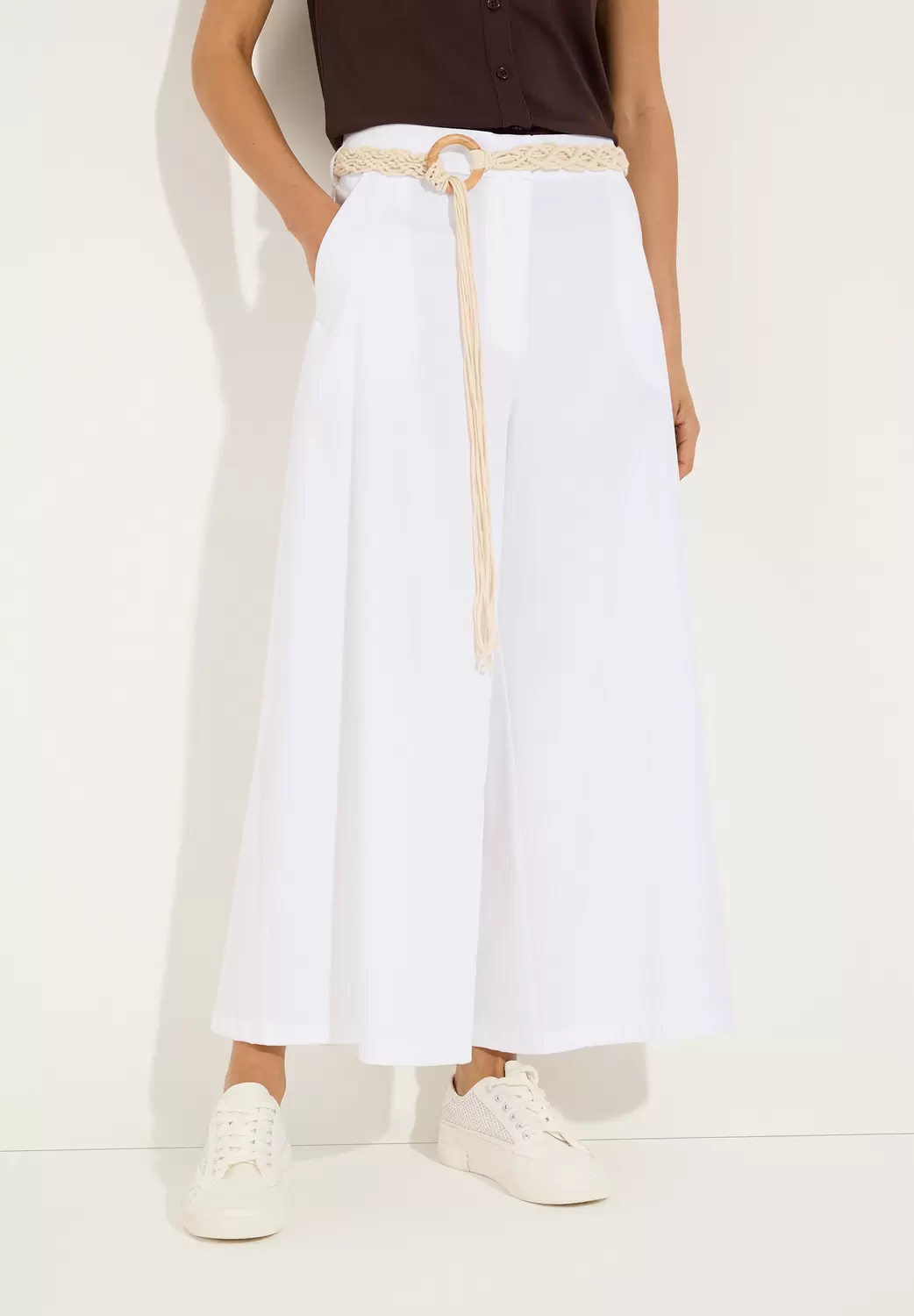 Culotte mit Gürtel