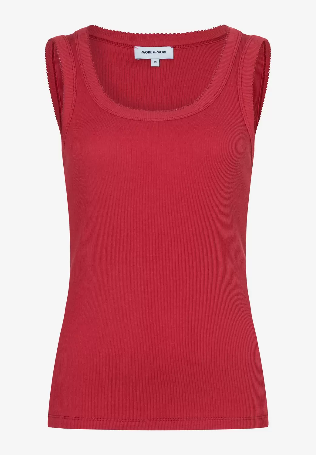 Tank Top with Lace-tape female