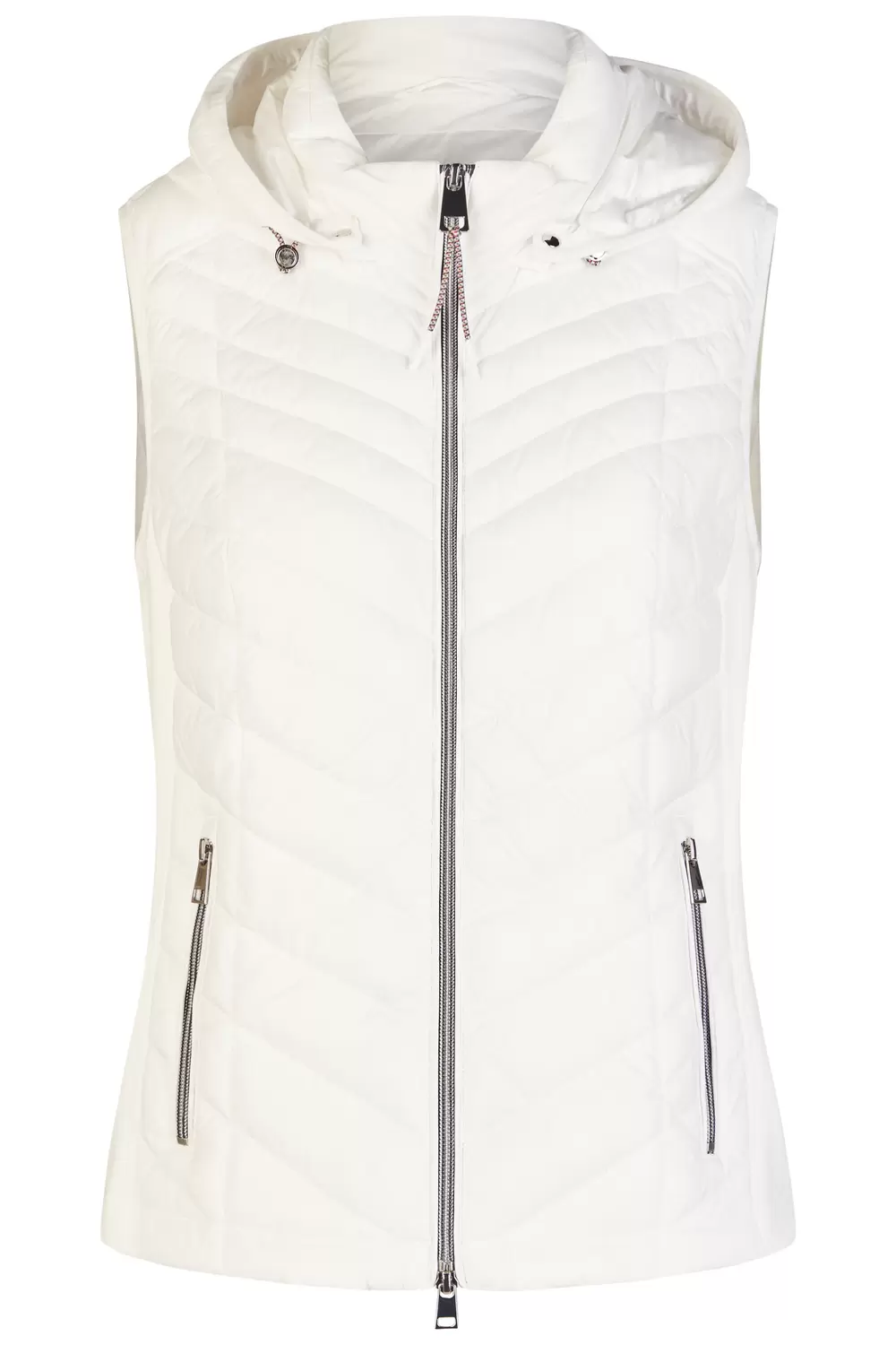 Weste Stepp mit Kapuze