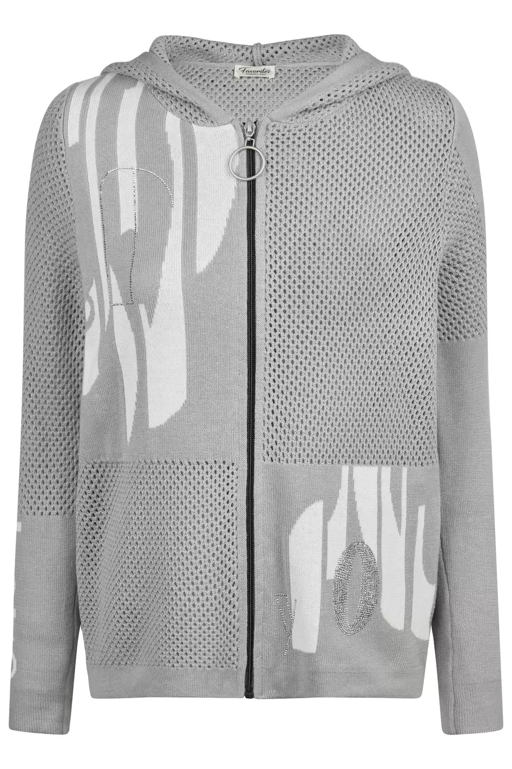 Strickjacke liegend female